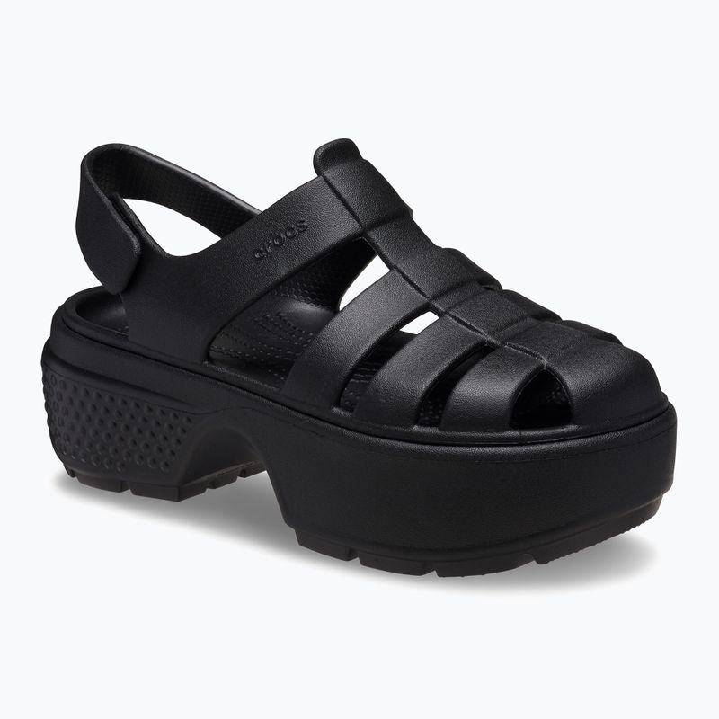 Sandalen Damen Crocs Stomp Fisherman Sandal black