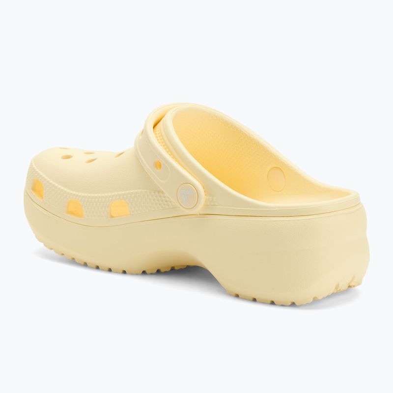 Crocs Classic Platform Clog Buttercreme Damen Flip-Flops 4