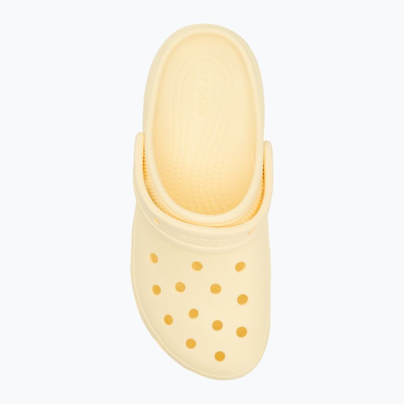 Crocs Classic Platform Clog Buttercreme Damen Flip-Flops 6