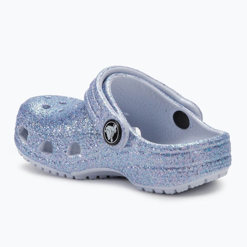 Crocs Classic Glitter Clog Kleinkind gefrostet Glitter Flip-Flops 4