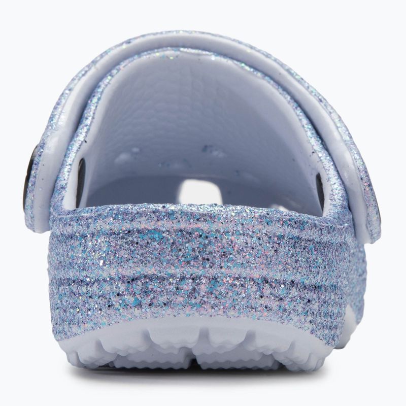 Crocs Classic Glitter Clog Kleinkind gefrostet Glitter Flip-Flops 7