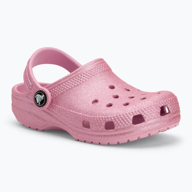 Badeschuhe Kinder Crocs Classic Glitter Clog Toddler pink tweed glitter 2