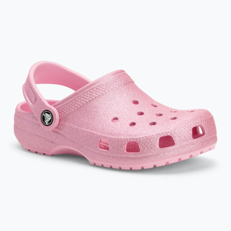 Badeschuhe Kinder Crocs Classic Glitter Clog Kids pink tweed glitter 2