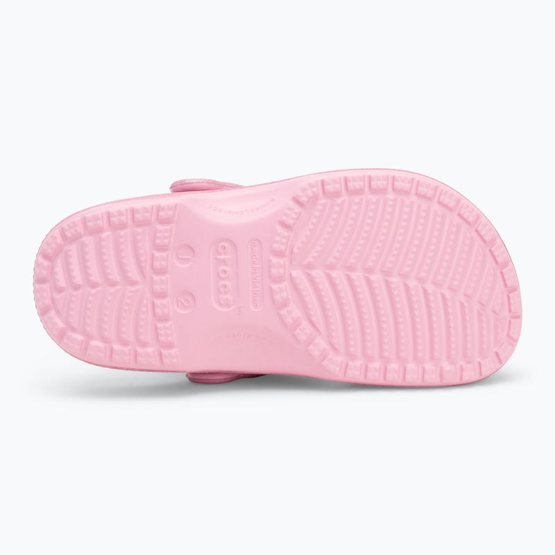 Badeschuhe Kinder Crocs Classic Glitter Clog Kids pink tweed glitter 5