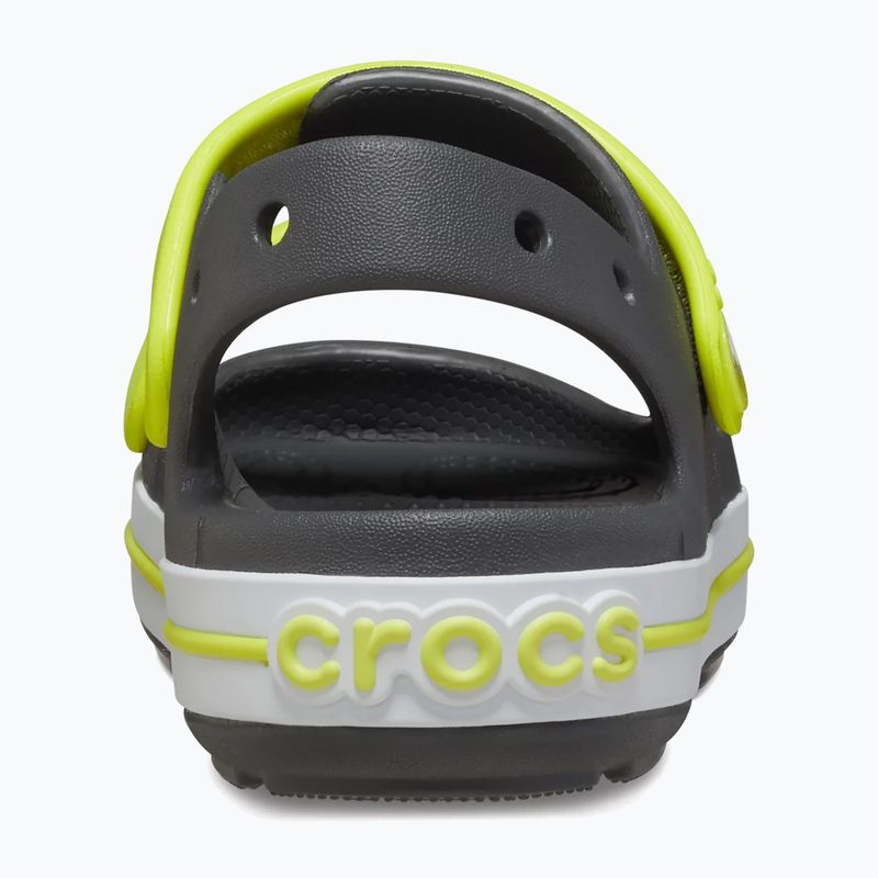 Crocs Crocband Cruiser Kinder Sandalen schiefergrau/sauer 3