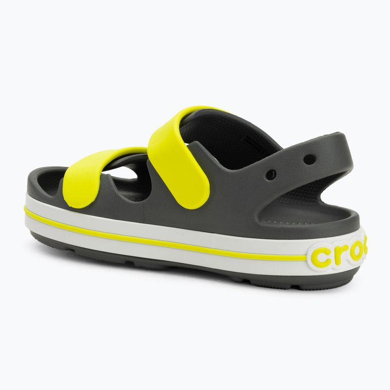 Sandalen Kinder Crocs Crocband Cruiser Kids slate grey/acidity 3