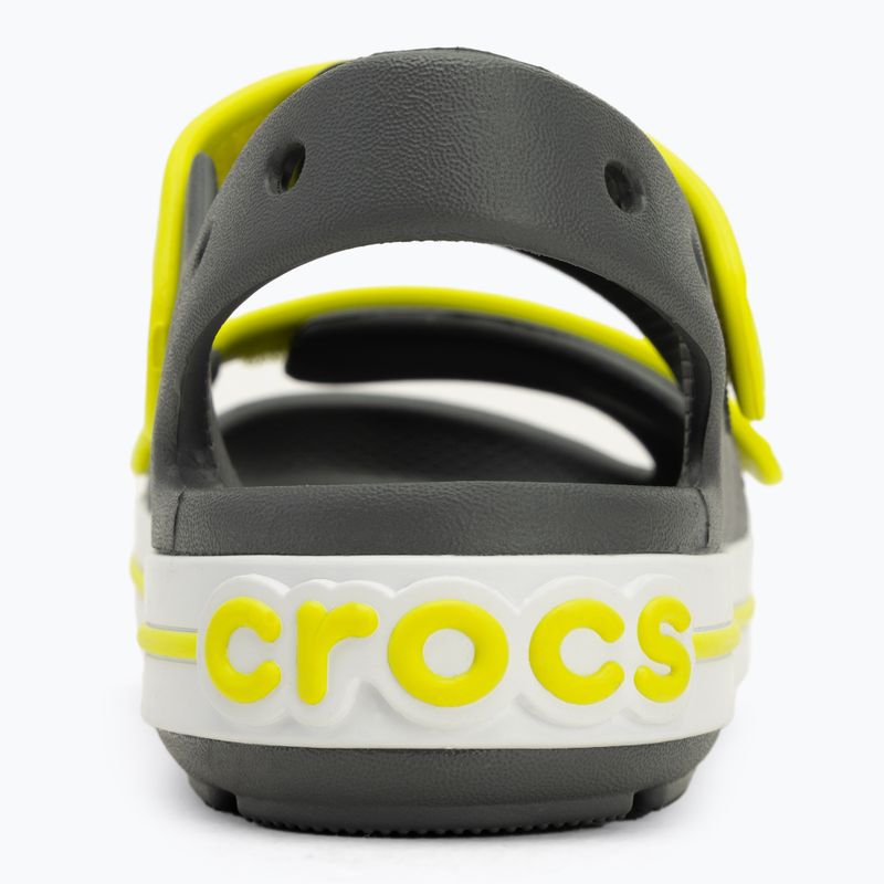Sandalen Kinder Crocs Crocband Cruiser Kids slate grey/acidity 6
