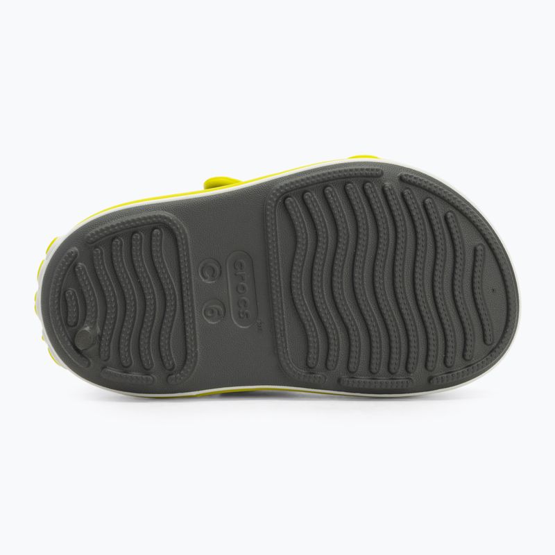 Sandalen Kinder Crocs Crocband Cruiser Toddler slate grey/acidity 5