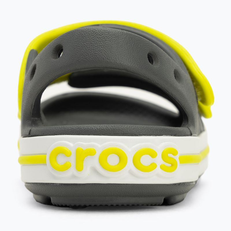 Sandalen Kinder Crocs Crocband Cruiser Toddler slate grey/acidity 6