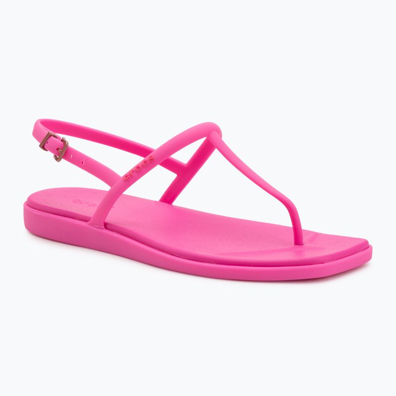 Damen Sandalen Crocs Miami Thong Flip rosa crush