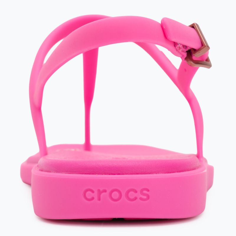Damen Sandalen Crocs Miami Thong Flip rosa crush 6