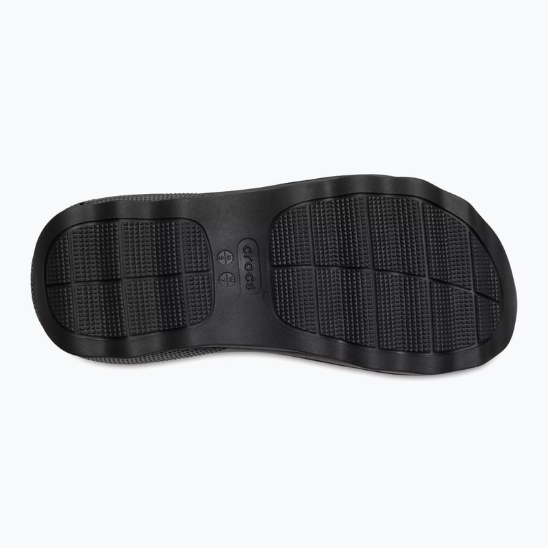 Crocs Mega Crush Dreifach-Riemen Flip-Flops schwarz 2