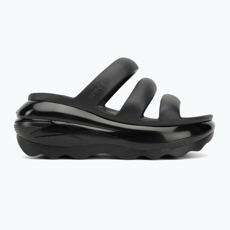 Crocs Mega Crush Dreifach-Riemen Flip-Flops schwarz 2