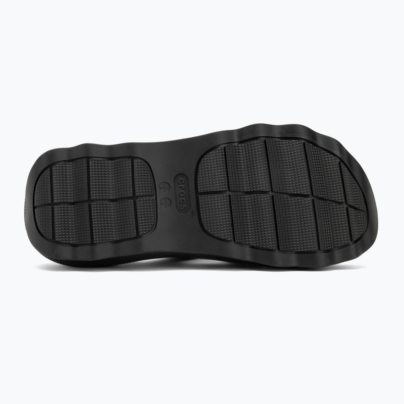 Crocs Mega Crush Dreifach-Riemen Flip-Flops schwarz 4