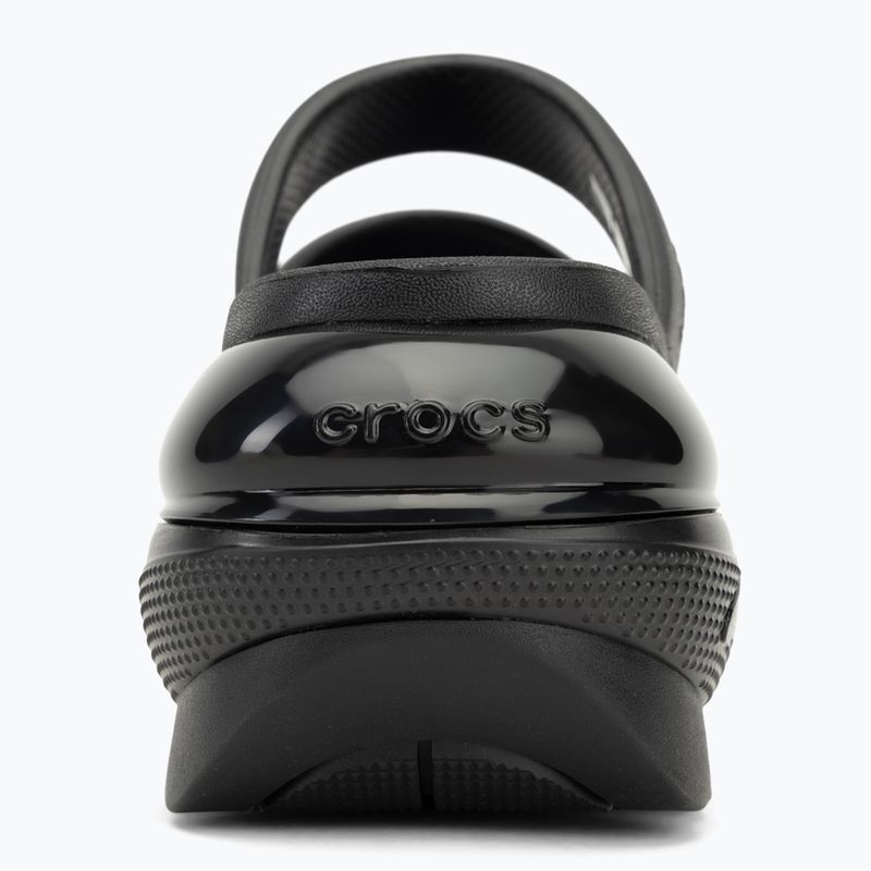 Crocs Mega Crush Dreifach-Riemen Flip-Flops schwarz 6