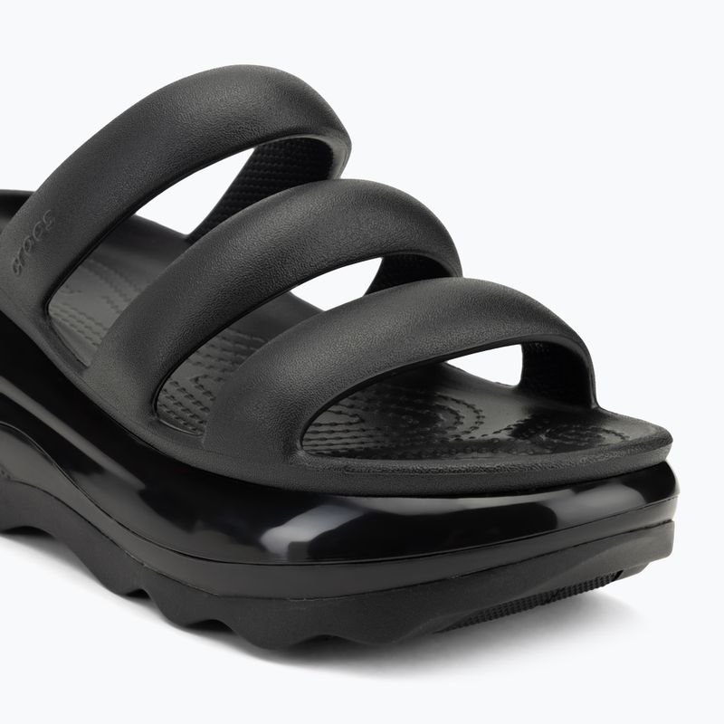 Crocs Mega Crush Dreifach-Riemen Flip-Flops schwarz 7