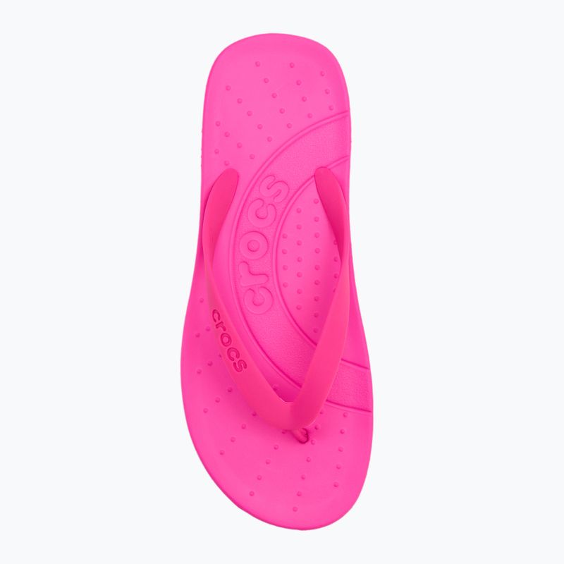 Crocs Flip rosa Crush Flip Flops 5