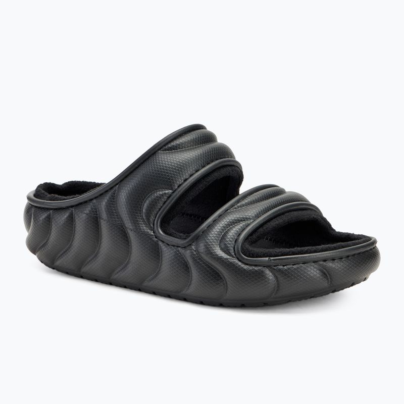 Crocs Classic Cozzzy Overpuff Sandale schwarz