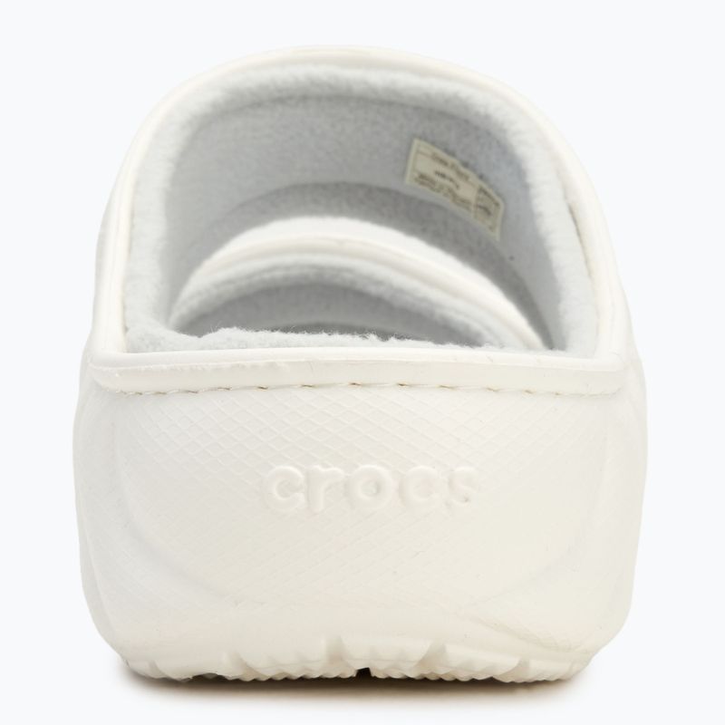 Crocs Classic Cozzzy Overpuff Sandale weiß 6