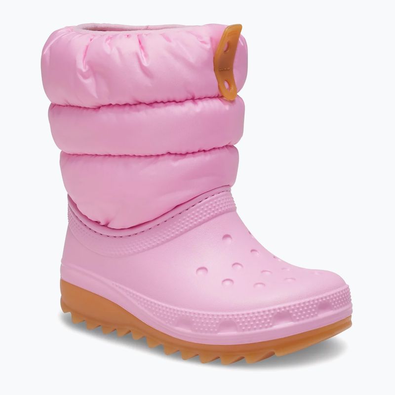 Kinder-Schneestiefel Crocs Classic Neo Puff pink tweed/gum 8