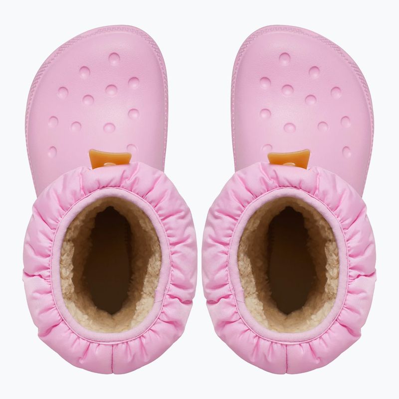 Kinder-Schneestiefel Crocs Classic Neo Puff pink tweed/gum 12