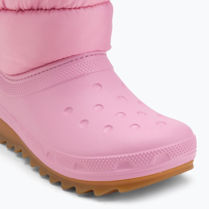 Kinder-Schneestiefel Crocs Classic Neo Puff pink tweed/gum 7