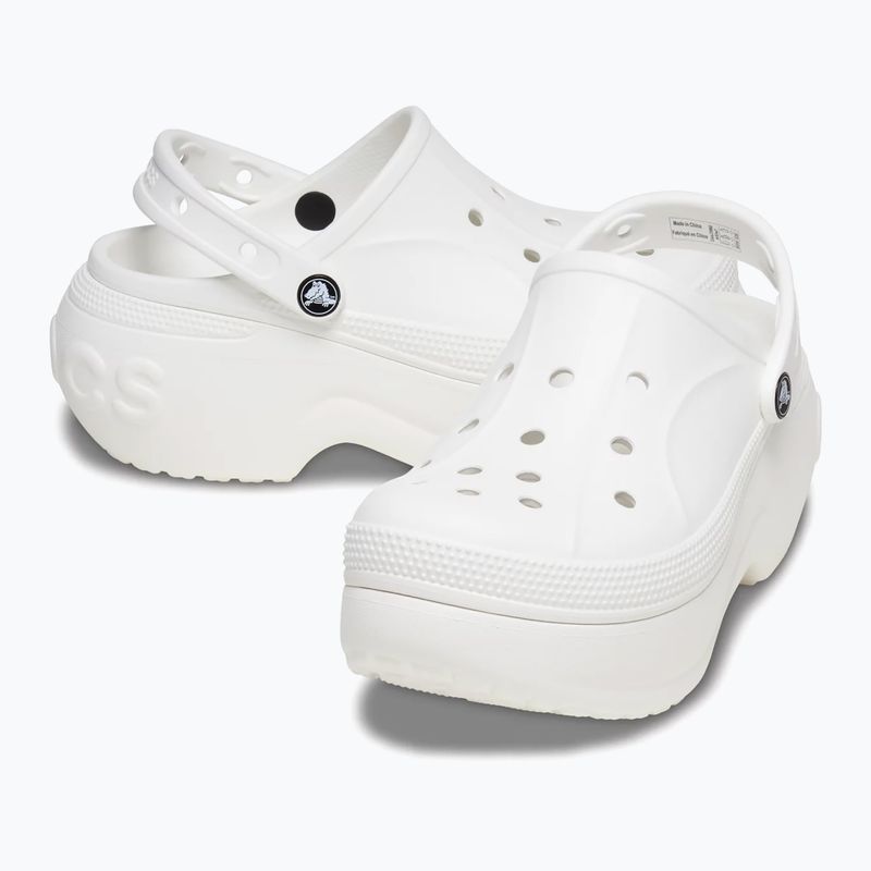 Damenbadelatschen Crocs Bella white 6
