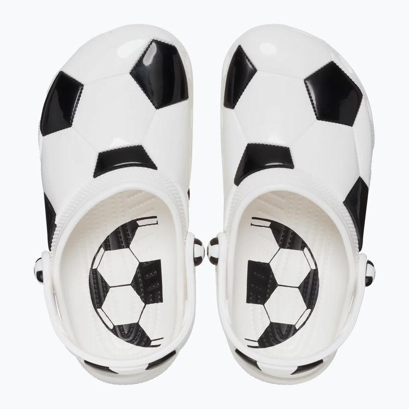Badeschuhe Kinder Crocs Classic Basketball Clog Kids white/black 4