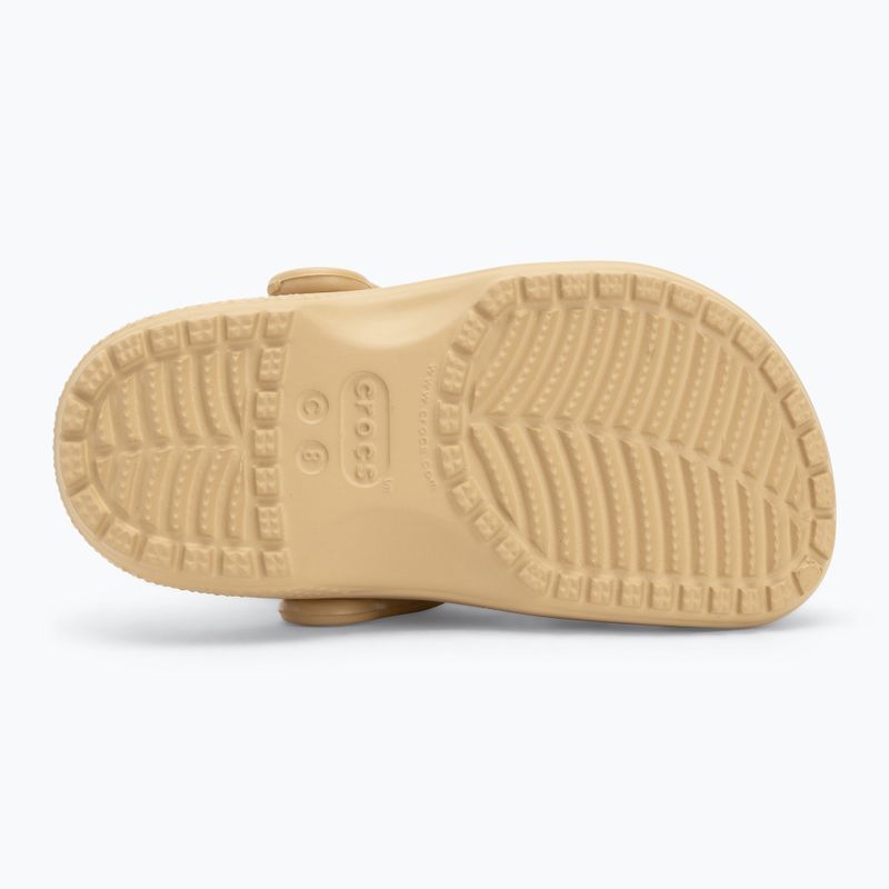 Badeschuhe Kinder Crocs Classic Clog Toddler wheat 5