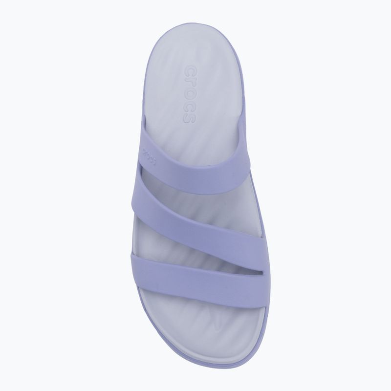Crocs Getaway Riemchen-Flip-Flops mystisch lila 5