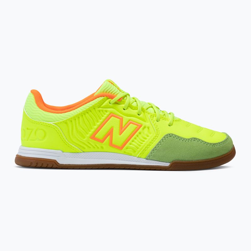 Kinder Fußballschuhe New Balance Audazo V5+ Command IN gelb JSA2IY55.M.045 2