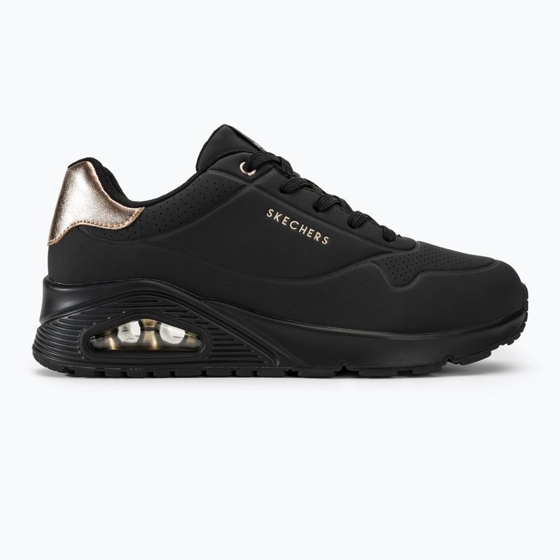 Damenschuhe SKECHERS Uno Golden Air black/black/metalic 2