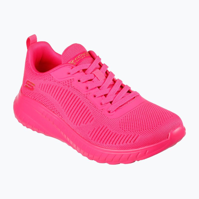 Schuhe Damen SKECHERS Bobs Squad Chaos Cool Rythms pink 8