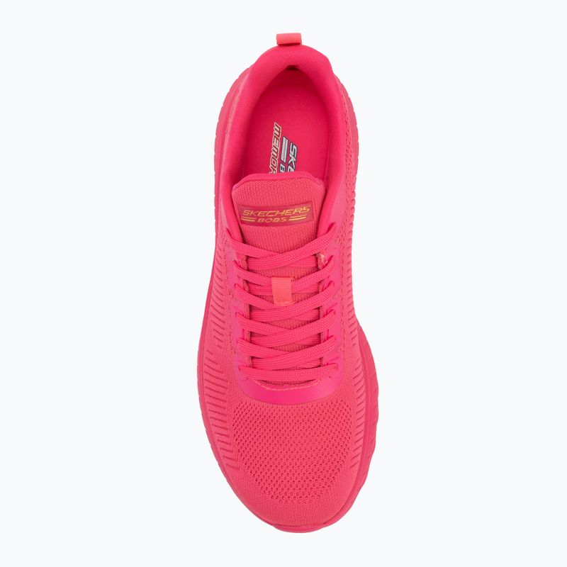 Schuhe Damen SKECHERS Bobs Squad Chaos Cool Rythms pink 5