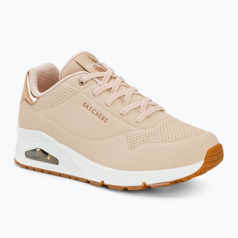 Damen Schuhe SKECHERS Uno Shimmer Away beige