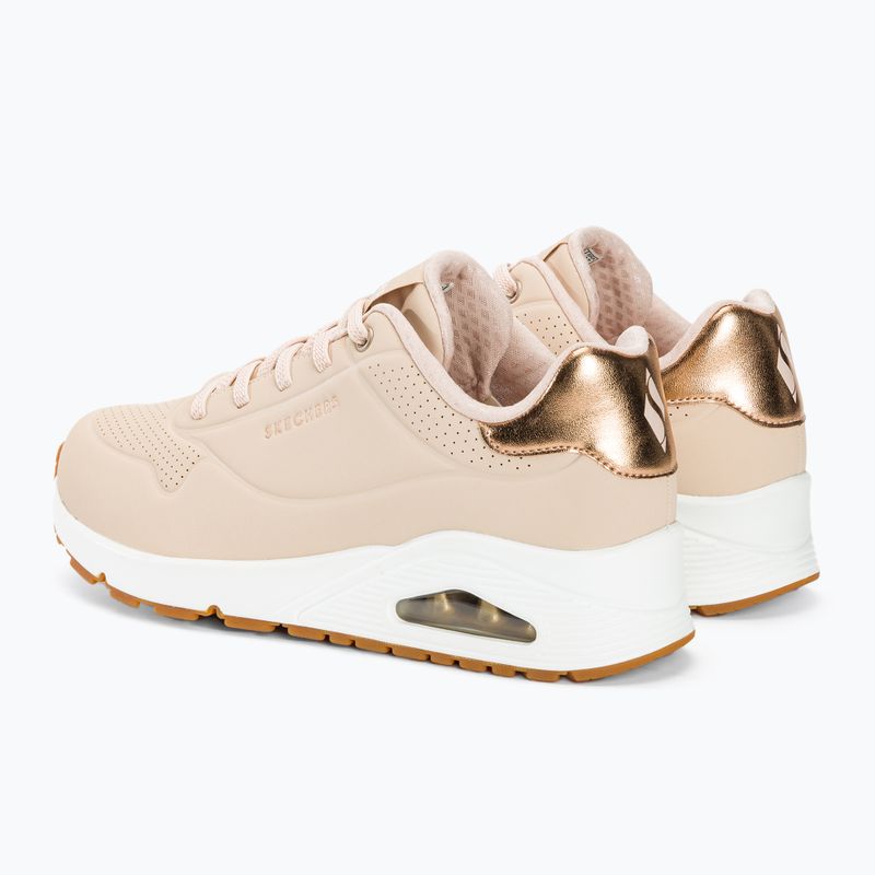 Damen Schuhe SKECHERS Uno Shimmer Away beige 4