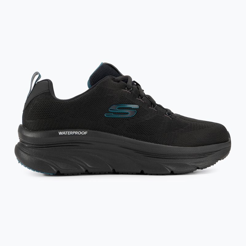 SKECHERS Herren D'Lux Walker Get Oasis Schwarz/Teal Schuhe 2
