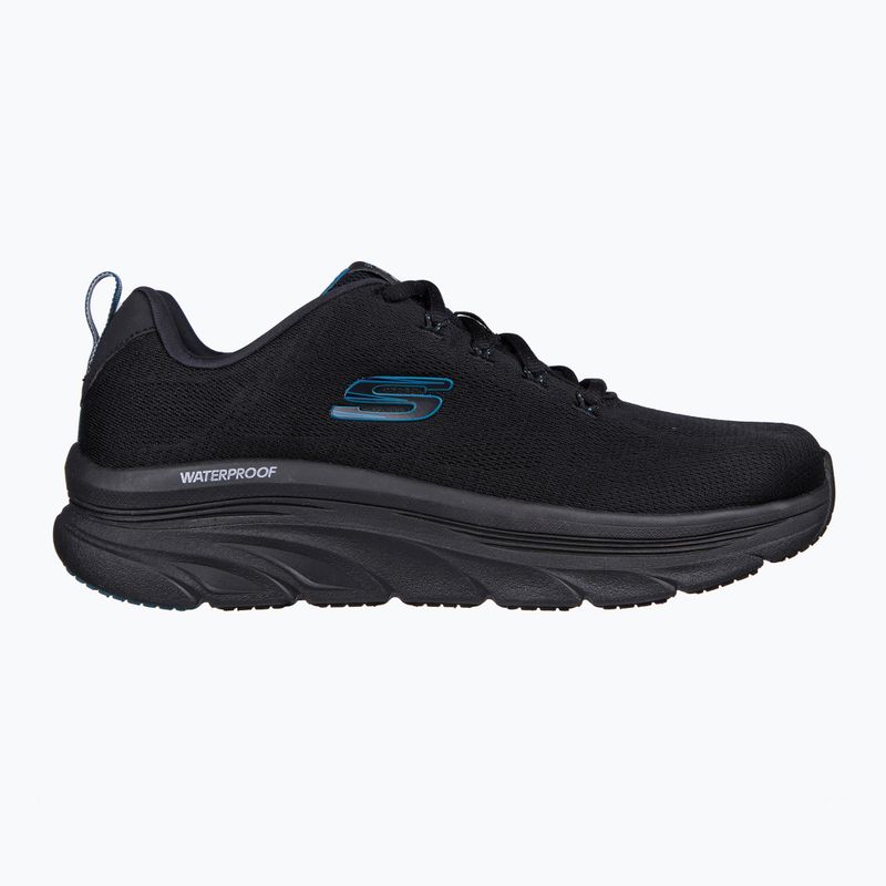 SKECHERS Herren D'Lux Walker Get Oasis Schwarz/Teal Schuhe 7