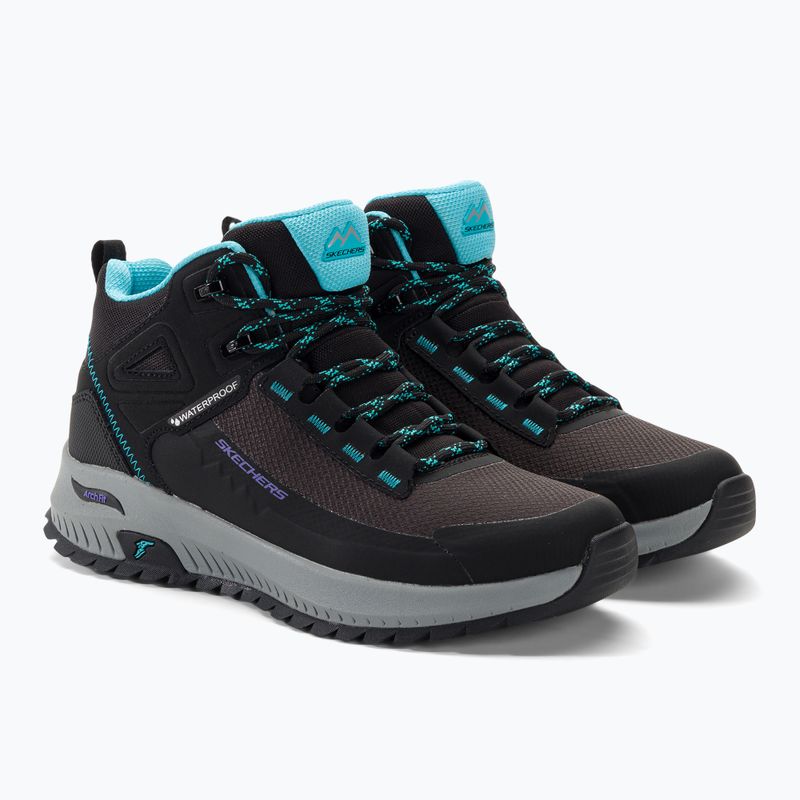 Damen-Trekkingschuhe SKECHERS Arch Fit Discover Elevation Gain schwarz/blau 4