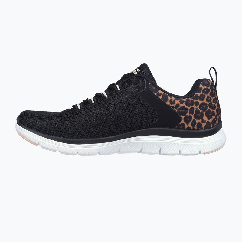 Schuhe Damen SKECHERS Flex Appeal 4.0 Wild Ballad black/leoPaard 3