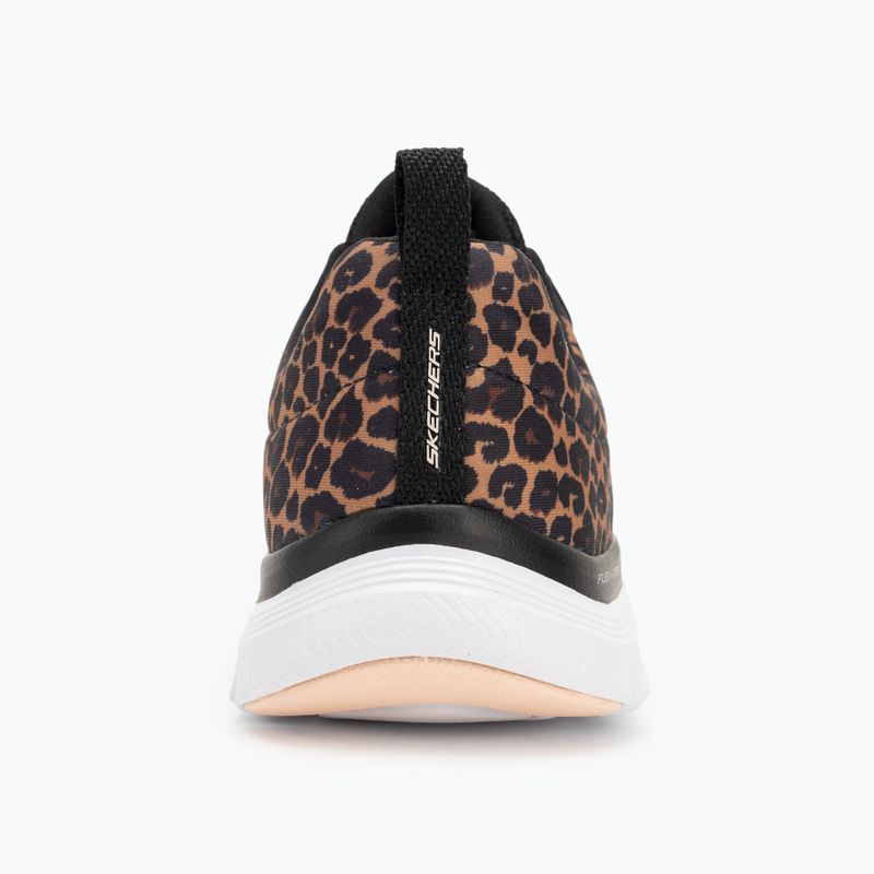 Schuhe Damen SKECHERS Flex Appeal 4.0 Wild Ballad black/leoPaard 6