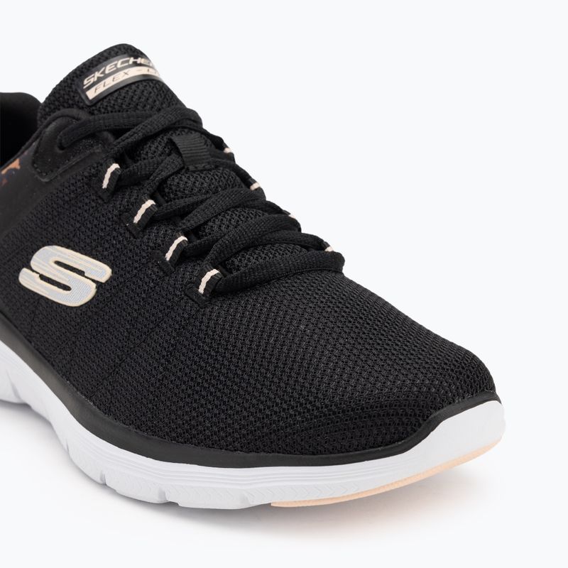 Schuhe Damen SKECHERS Flex Appeal 4.0 Wild Ballad black/leoPaard 7