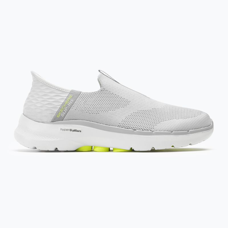 Herren SKECHERS Slip-ins Go Walk 6 Easy On grau/grau/grün Schuhe 2