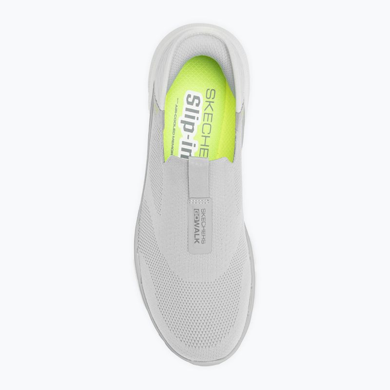 Herren SKECHERS Slip-ins Go Walk 6 Easy On grau/grau/grün Schuhe 5