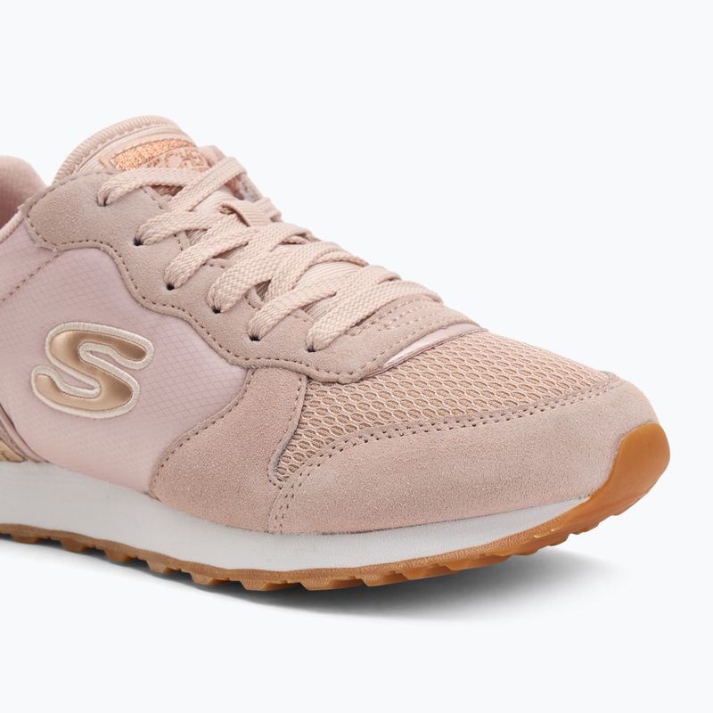 Schuhe Damen SKECHERS Og 85 Goldn Gurl blush suede/mesh trim 7