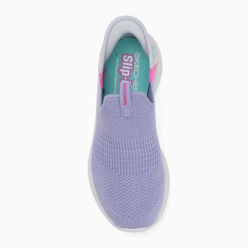 SKECHERS Slip-Ins Ultra Flex 3.0 lavendel/multi Kinderschuhe 5