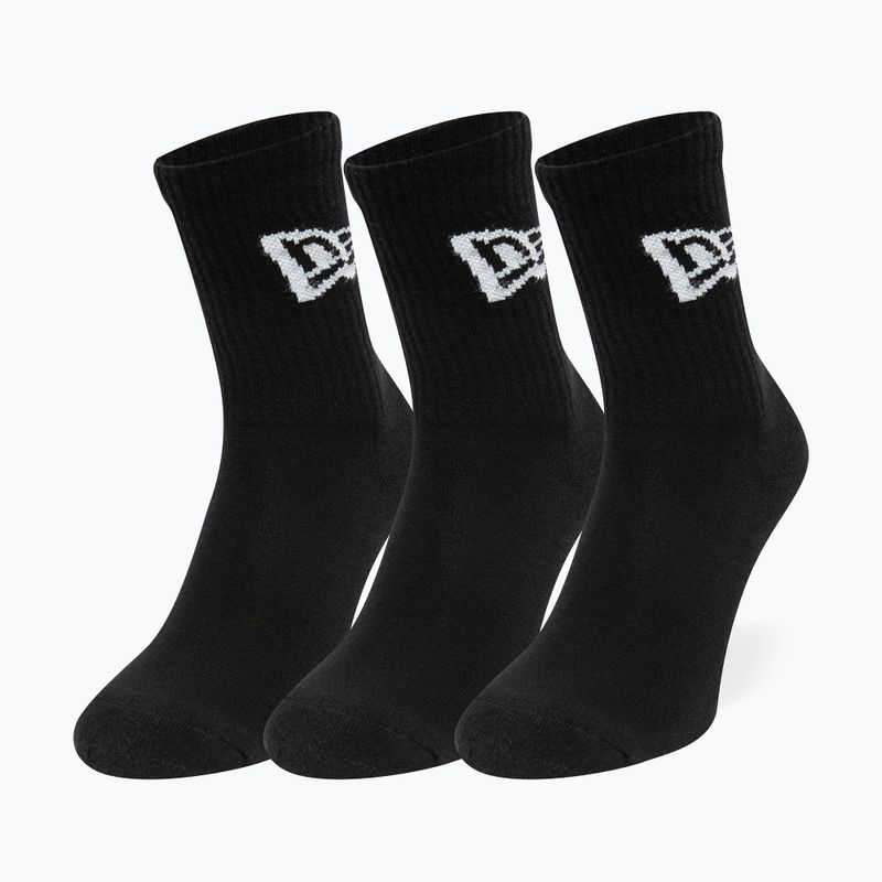 New Era Flag Crew Socken 3 Paar schwarz
