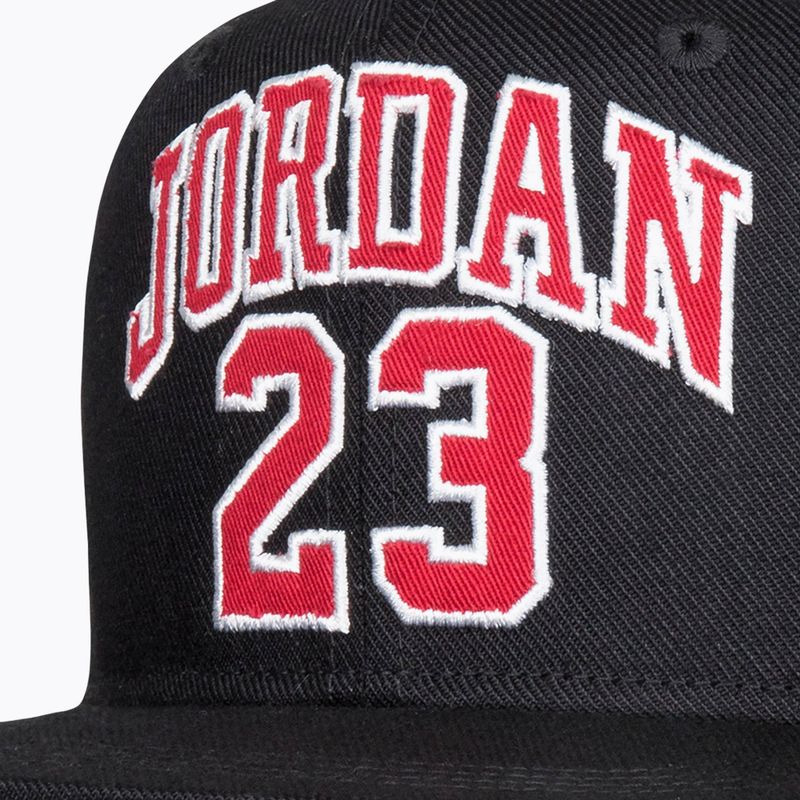 Kinder-Basecap Nike Jordan Jersey Flatbrim black 5