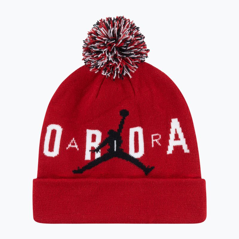Czapka + rękawiczki dziecięce Nike Jordan Pom Beanie Set gym red 3
