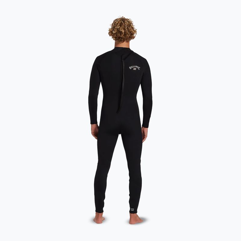 Herren-Neoprenanzug Billabong 4/3 mm Foil Back Zip black 2